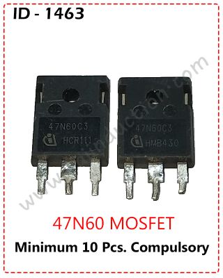 { ID - 1463} 47N60 MOSFET 10 Pcs. Price =