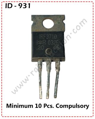 { ID - 931}  IRF 3710 MOSFET (Half Leg) 10 Pcs. Price =