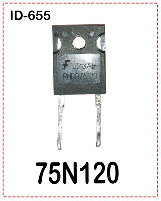 {ID - 655} 75N120 SHORTKEY DIODE 10 Pcs Price =