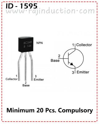 (ID-1595) BC 548 TRANSISTOR 25 PCS PRICE=