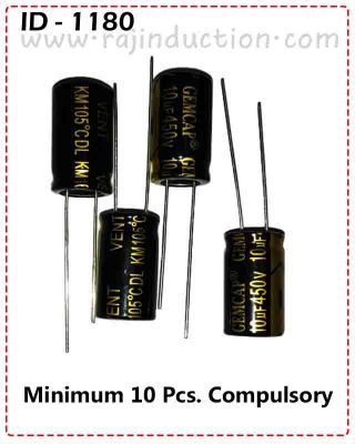 {ID - 1180} Capacitor 10uf 450 Volt 10 Pcs. Price =