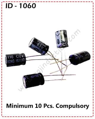 {ID - 1060} 100uf 63 Volt Capisitor 10 Pcs. Price =