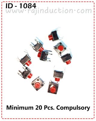 (ID-1084) 4LEG MICRO SWITCH (6X6X6H) 20PCS PRICE=