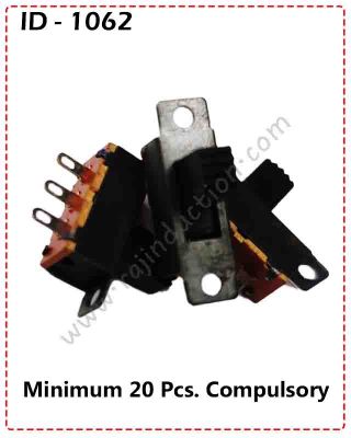 (ID-1062) Slider Switch 3 Pin 20 Pcs. Price=