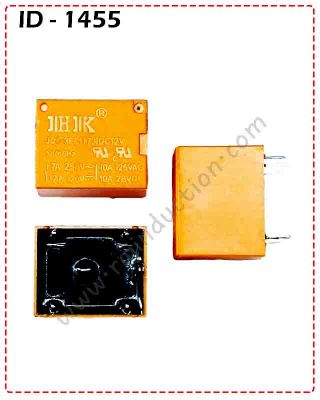 {ID - 1455 }  Relay 12V DC 7A 1 Pcs. Price =