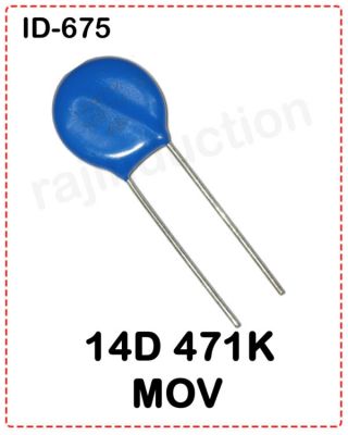 {ID - 675} MOV 14D 471K 10 Pcs Price =