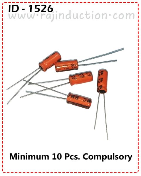 {ID - 1526} 1uf 50 Volt 10 Pcs. Price =