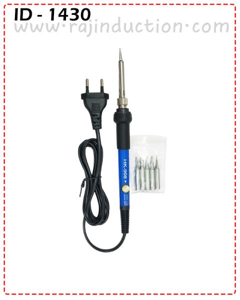 {ID - 1430 }Temperature controlled soldering Iron 60W With Free 5 Pcs. bit 1 PCS. Price =