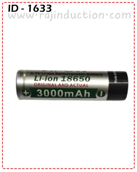 {ID - 1633 } Lithium Battery 3000 mAh 3.7 Volt Orijnal 1 PCS. Price =