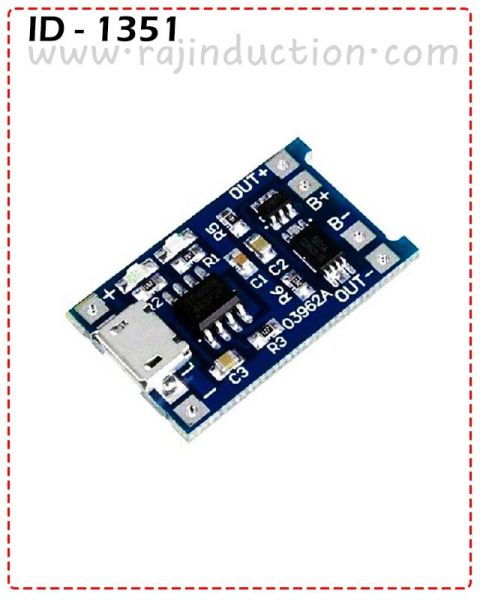 {ID - 1351 } TP 4056 1A Li-ion Battery Charging Module (With Current Protection) 1 Pcs. Price =