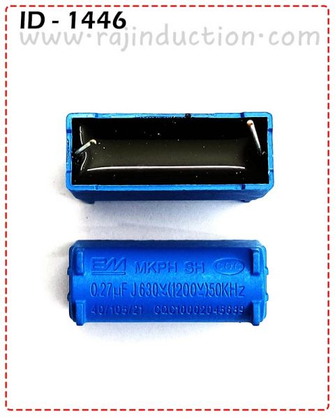 {ID - 1446} 0.27uf 630V (1200V) New Capacitor 5 Pcs. Price =