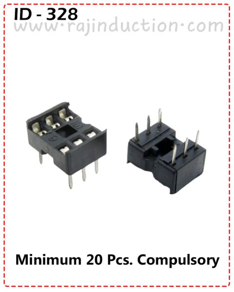 {ID - 328} 6 Pin Base 20 Pcs. Price =