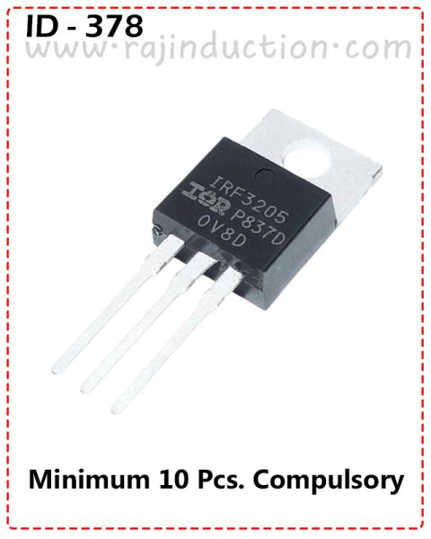 {ID - 378} IRF 3205 Original Mosfet (New) 10 Pcs. Price =