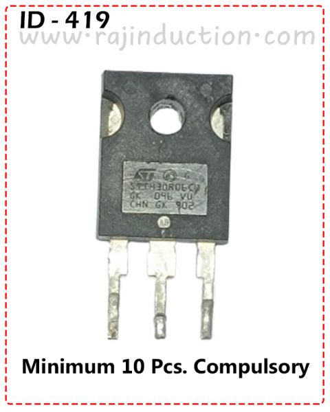 {ID - 419} - H30R06 30Amp. 600V Diode (Use For E -Rickshaw Charger) (Refresh) 10 Pcs. Price = 