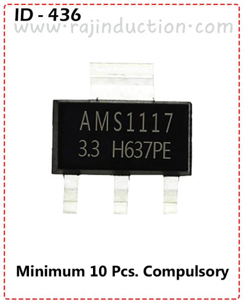 {ID - 436} AMS1117, 3.3V.  Regulator 10 Pcs. Price =