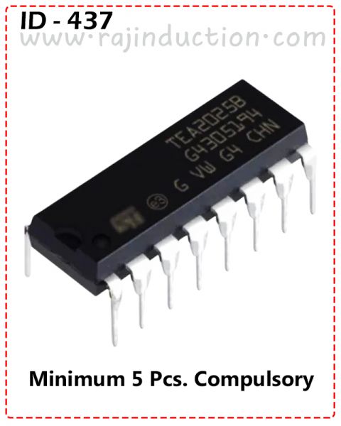 {ID - 437} TEA2025B, Audio IC 5 Pcs. Price =