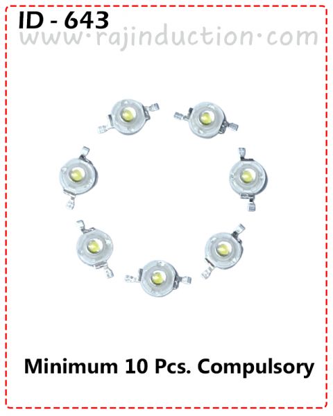 {ID - 643} Power LED Torch Light 3 Watt 10 Pcs. Price =