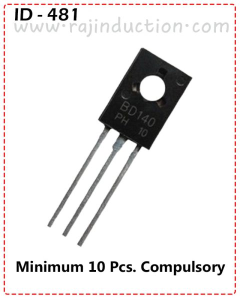 {ID - 481} - BD 140 PNP Power Transistor 10 Pcs. Price = 