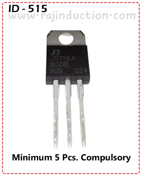 {ID - 515} - JST16A800B (16A 800V~ Triac Use For Infrared Induction Cooktop) 5 Pcs. Price = 