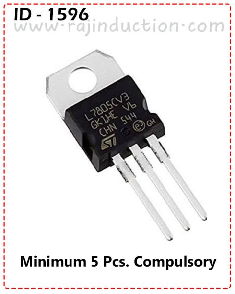 {ID - 1596} L7805 Voltage Regulator 5 Pcs. Price - 