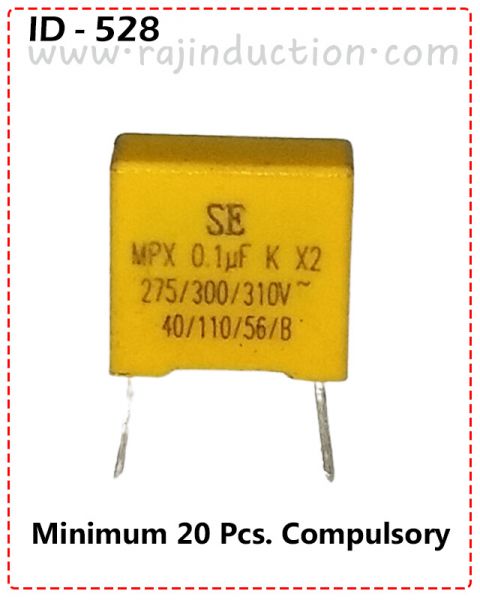 {ID - 528} - .1 uF 275/300/310V~ Size 12mm 20 Pcs. Price = 