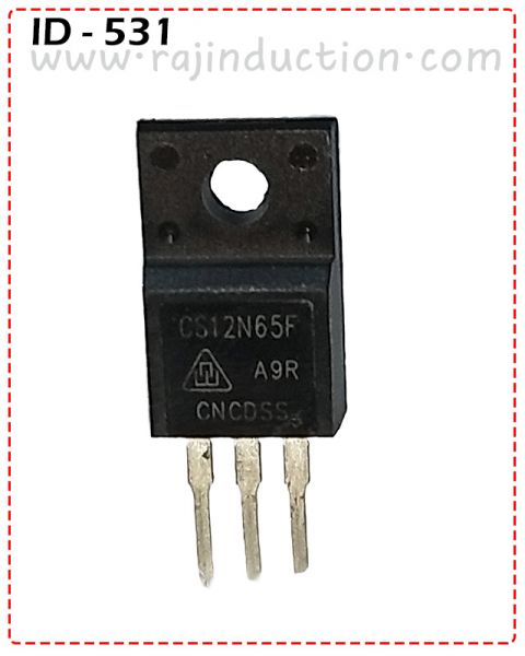 {ID - 531} - 12N65 Mosfet 1 Pcs. Price = 