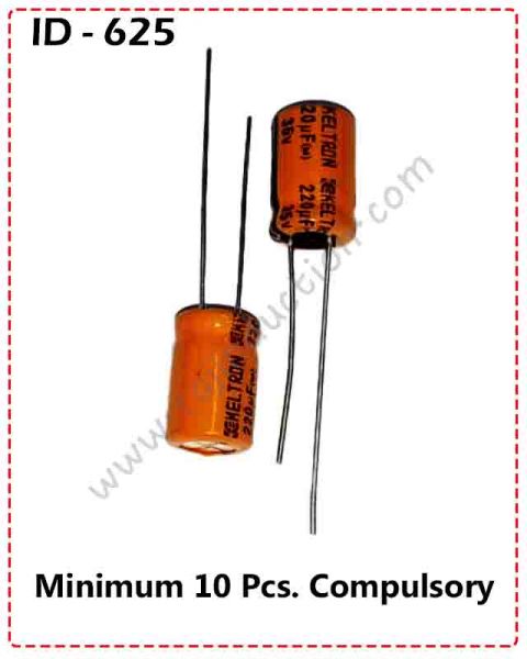 {ID - 625} - Capacitor 220 uF 35V 10 Pcs. Price = 