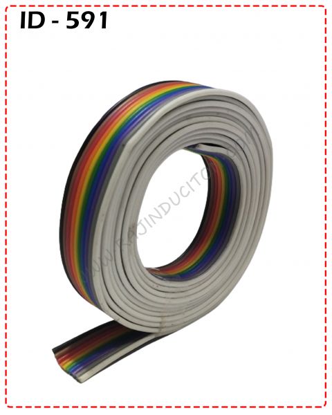 {ID - 591} - Oxtex 10 core ribbon wire 1 Pcs. Price = 