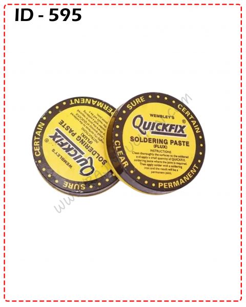 {ID - 595} - Quickfix Soldring paste 50 g 1 Pcs. Price = 