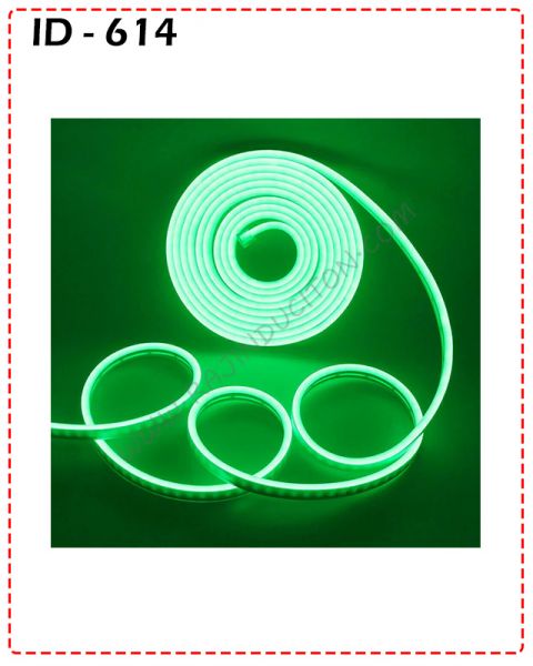 {ID - 614} - LED Neon Strip Rope Light 5 Mtr. (Green) 1 Pcs. Price = 