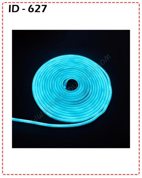 {ID - 627} - LED Neon Strip Rope Light 5 Mtr. (Sky Blue) 1 Pcs. Price = 