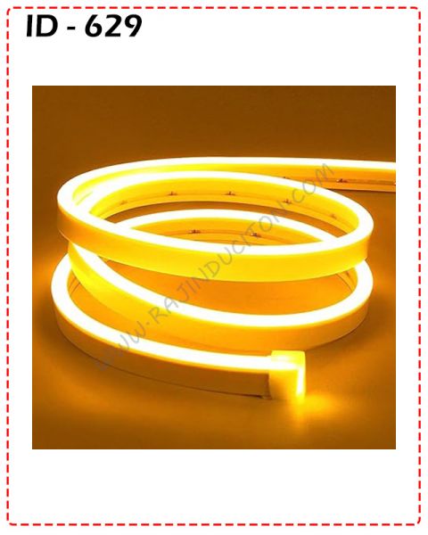 {ID - 629} - LED Neon Strip Rope Light 5 Mtr. (Yellow) 1 Pcs. Price = 