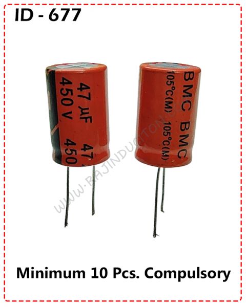 {ID - 677} - nice 47uf 450V (Size - 16x25 105C) 10 Pcs. Price =