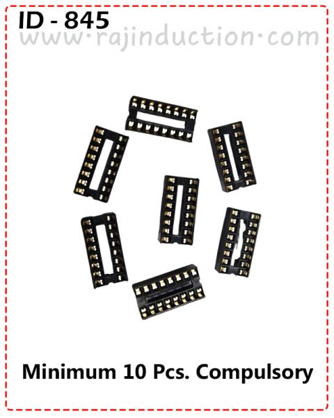 (ID-845) 16 Pin IC Base 10 Pcs. Price =