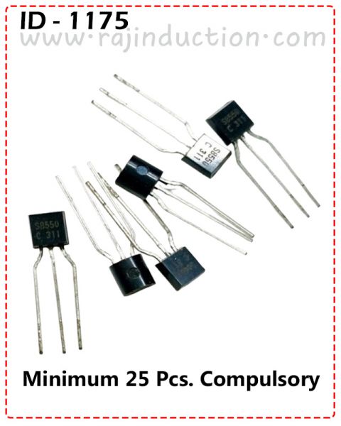 (ID-1175) 8550 Transistor PNP 25 Pcs Price=