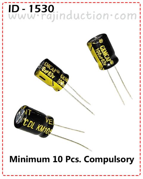 {ID - 1530} 100uf 63 Volt 10 Pcs. Price =