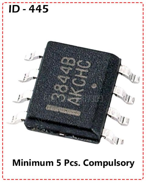 {ID - 445} - SMD IC 3844B High-Performance Current-Mode PWM Controllers 5 Pcs. Price = 