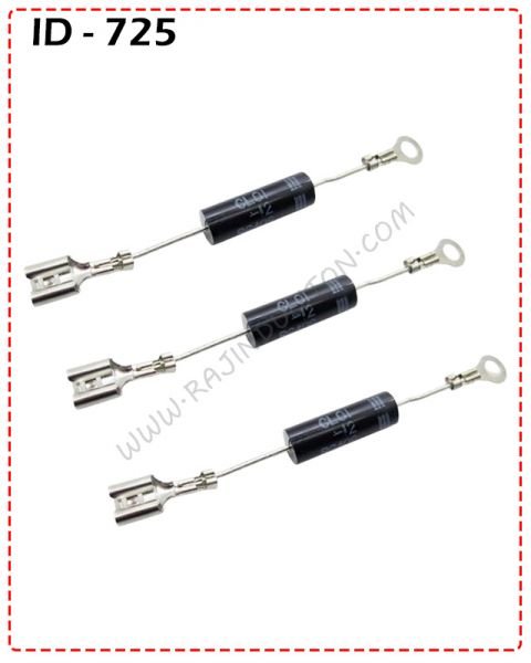 {ID - 725} - Plastic High Voltage Rectifier Reverse Voltage 12KV Forward Current 350mA 1 Pcs. Price 