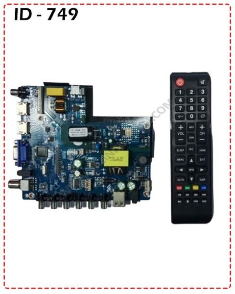 {ID - 749} - LED TV Mother Board For 32 Inch LED TV 1 Pcs. Price = 