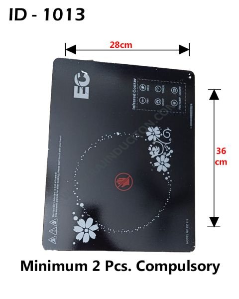 {ID – 1013} Side Controller Infrared Induction Crystal Top Glass (28x36) 2 Pcs.